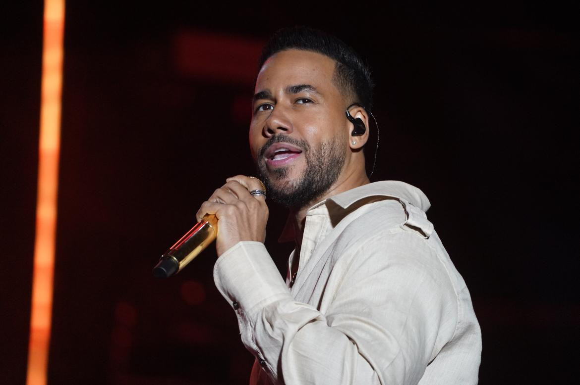 Romeo Santos en el estadio Vélez. Foto: prensa.