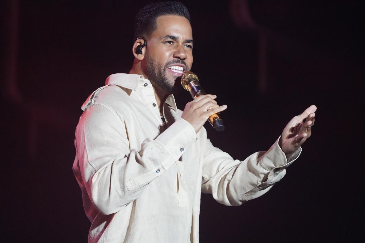 Romeo Santos en el estadio Vélez. Foto: prensa.