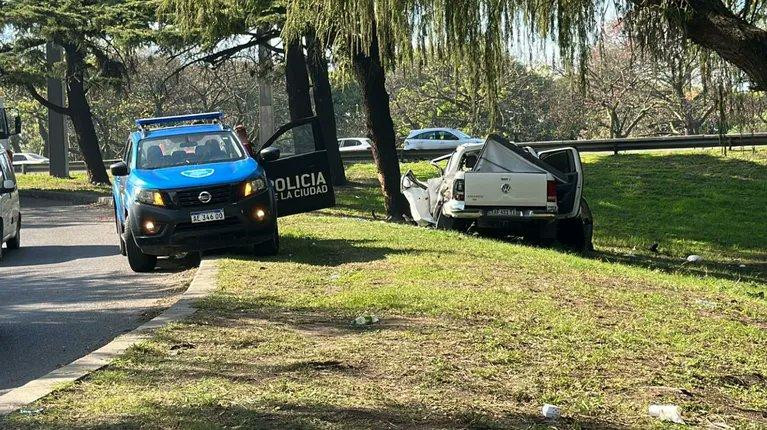 Accidente de tránsito en Villa Lugano. Foto: @CtralDeNoticias.