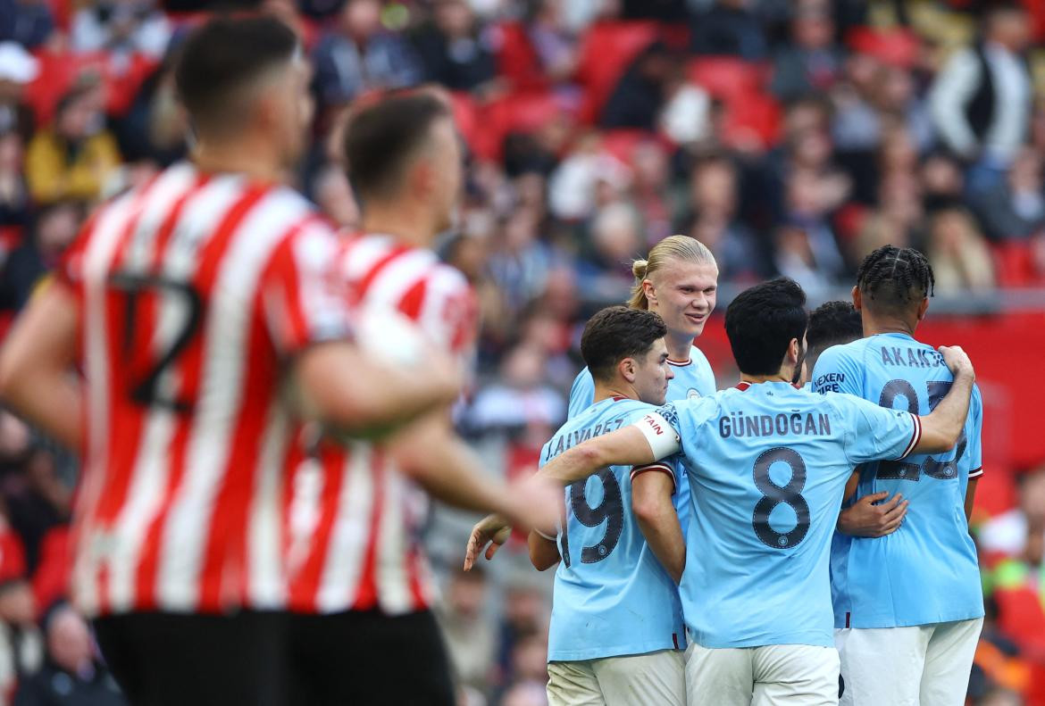 Manchester City vs Sheffied, FA Cup. Foto: Reuters