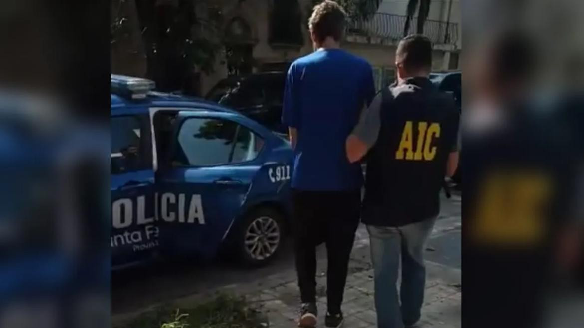 Músico detenido en Santa Fe. Foto: Aire de Santa Fe