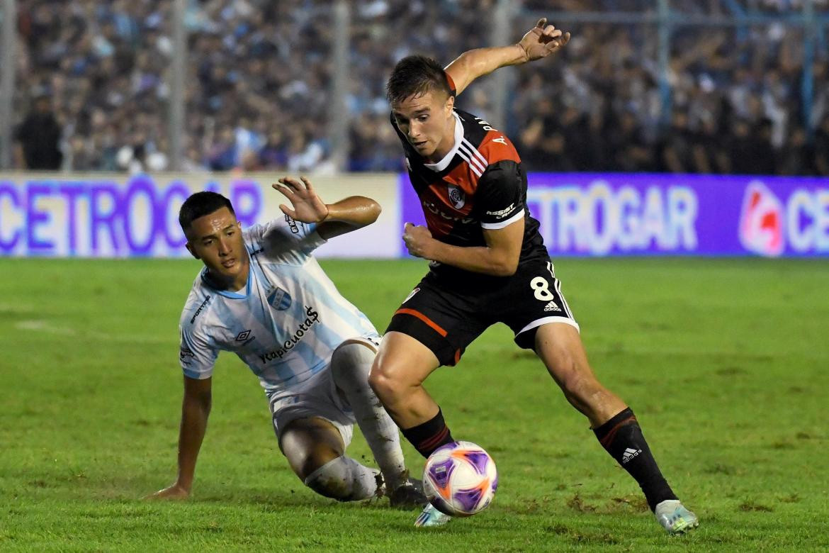 Agustín Palavecino; Atlético Tucumán vs. River Plate. Foto: NA.