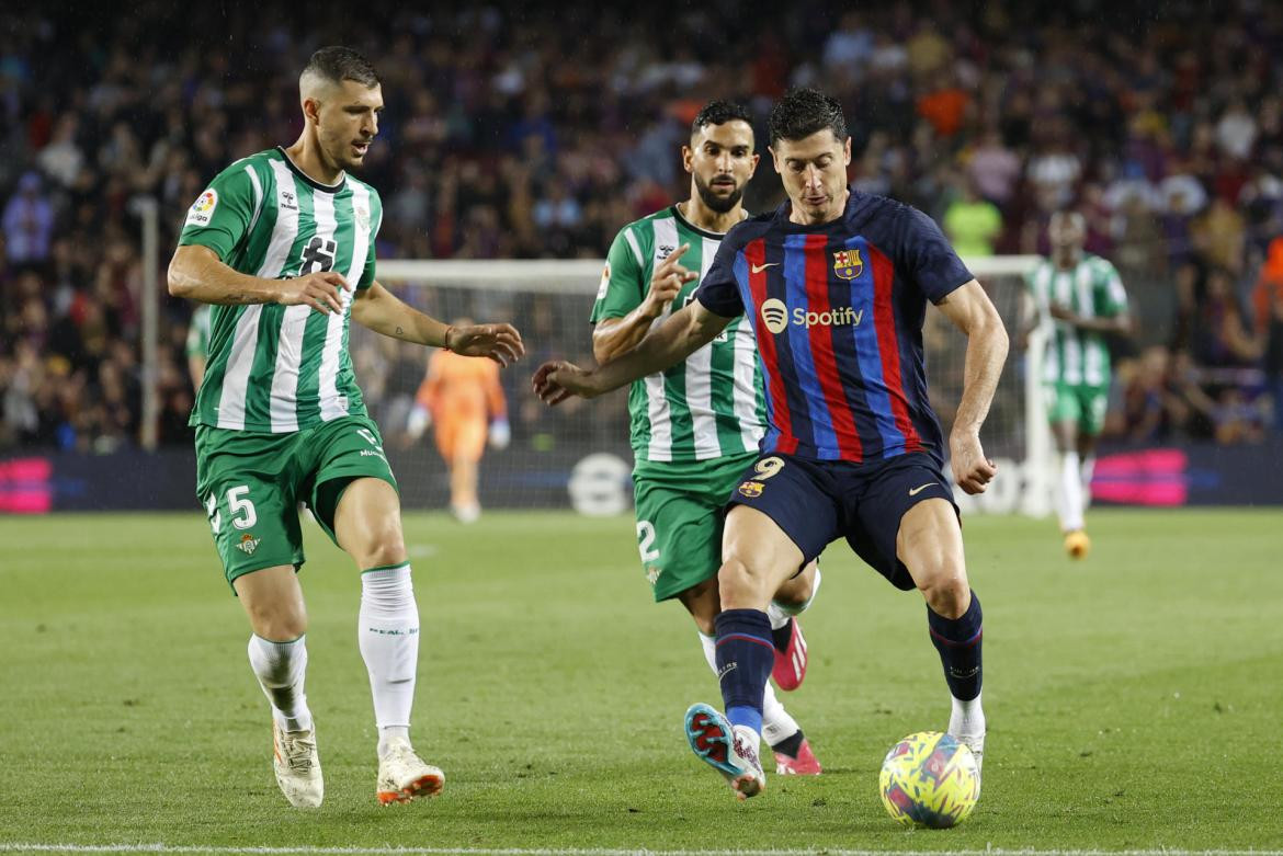 Barcelona vs Real Betis, La Liga. Foto: EFE