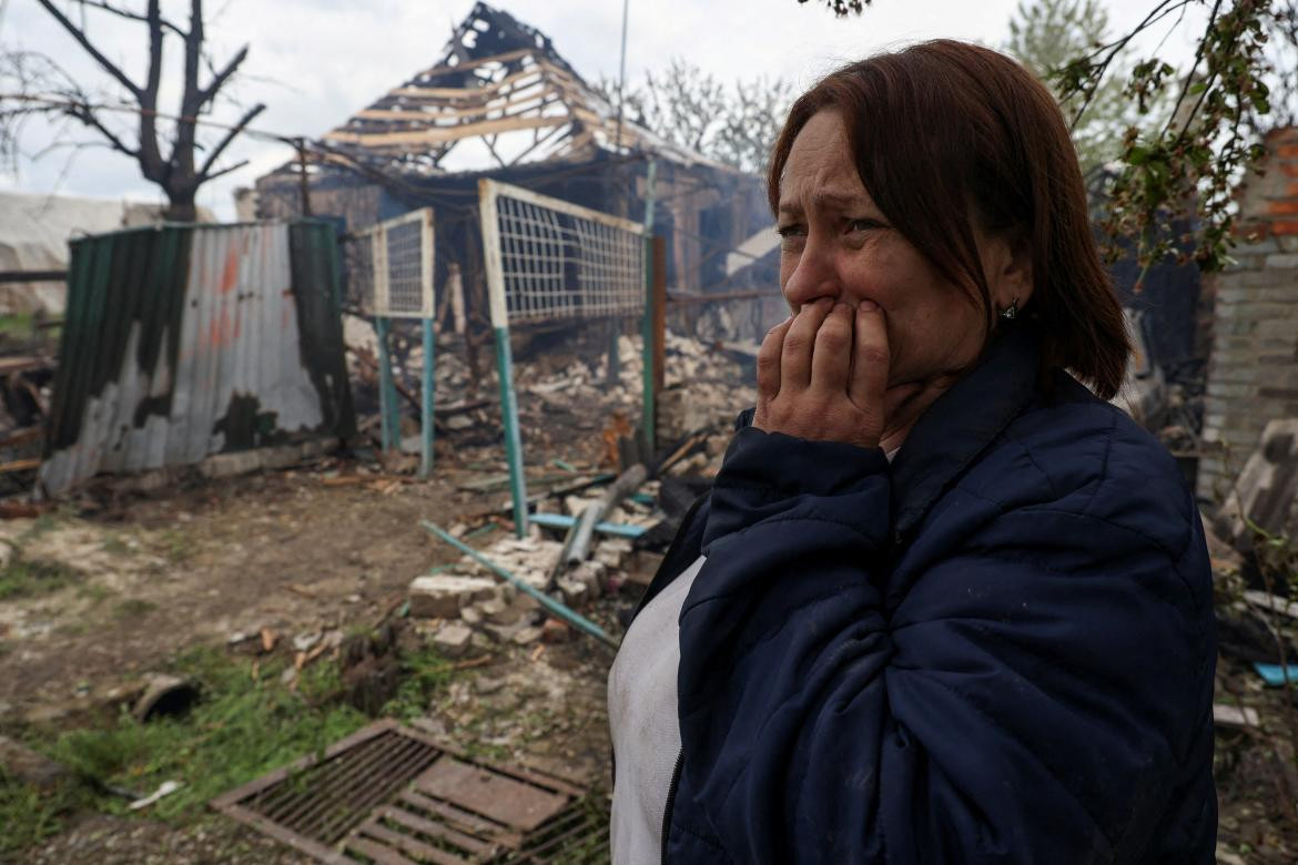 Destrucción en zona de Donetsk. Foto: Reuters.