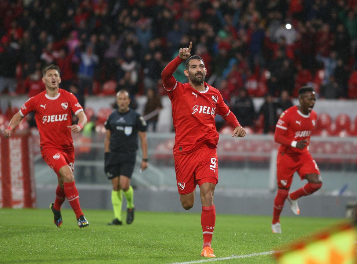 Martín Cauteruccio; Independiente vs. Belgrano. Foto: NA.