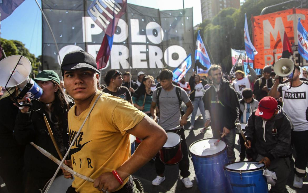 Polo Obrero, manifestación, corte, reclamos, piquete, NA