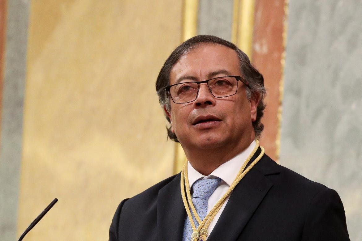 Gustavo Petro en España. Foto: Reuters.