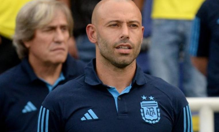 Javier Mascherano, técnico de la Sub20. Foto: NA