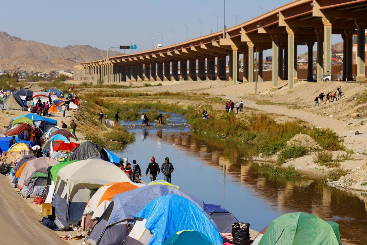 Crisis migratoria en México. Foto: Reuters