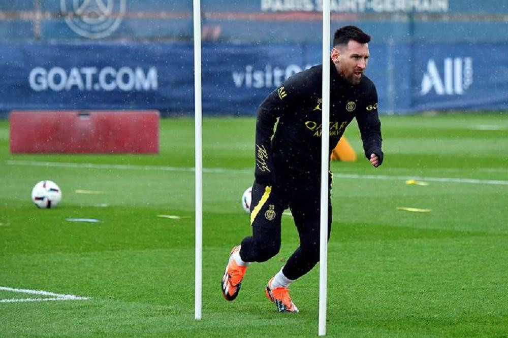 Lionel Messi, PSG, fútbol francés, entrenamiento, NA