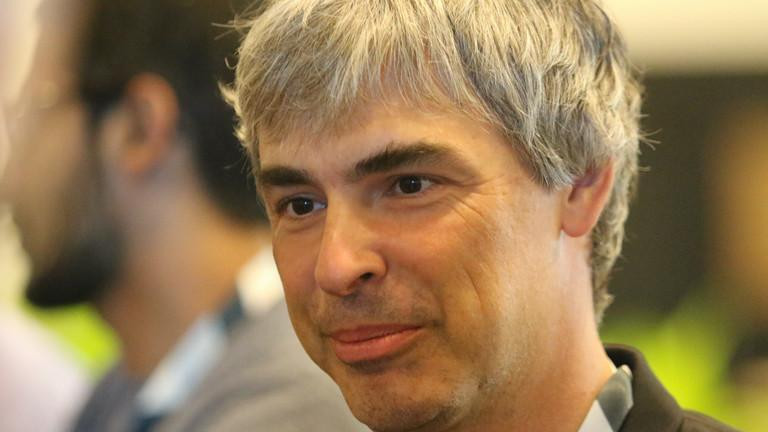 Larry Page, fundador de Google. Foto Twitter gentileza @RT_com.