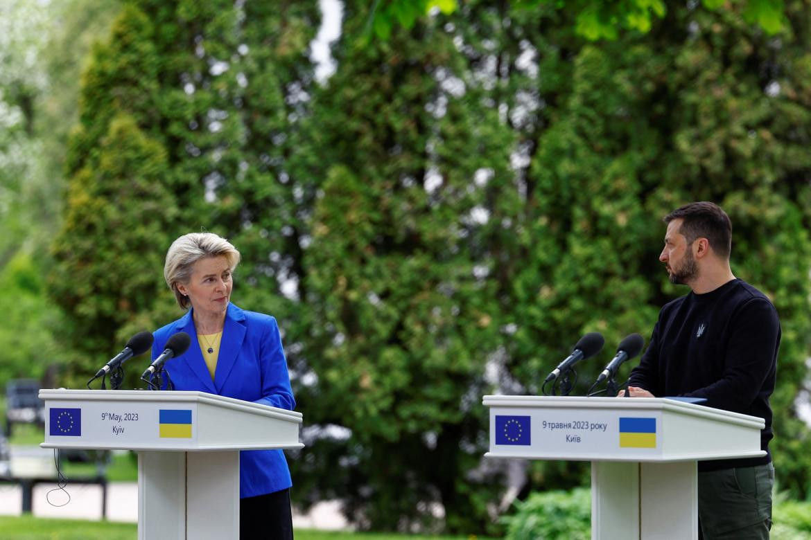 Ursula von der Leyen, Volodimir Zelenski, UE, Ucrania, Reuters