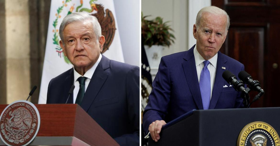 Manuel López Obrador y Joe Biden. Fotos: Reuters