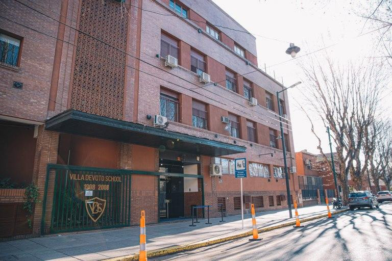 Una de las amenazas fueron en el Villa Devoto School. Foto: NA.