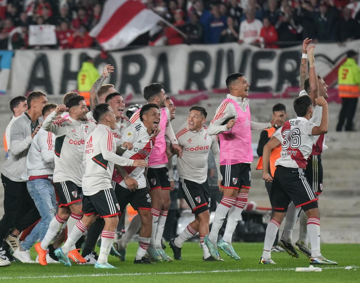 Jugadores; River Plate. Foto: NA.