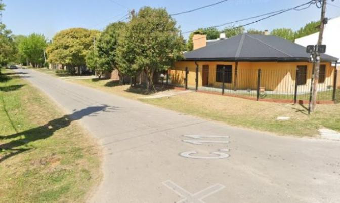 La casa que robaron los adolescentes en La Plata. Foto: NA