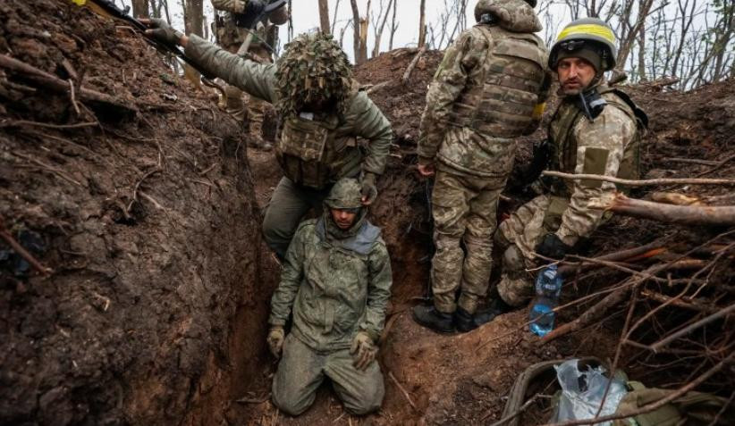 Soldados ucranianos, guerra con Rusia. Foto: Reuters