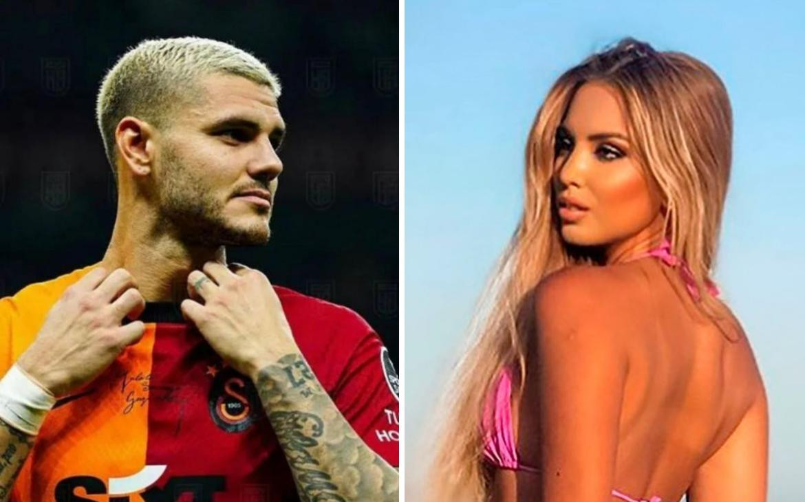 Mauro Icardi y Candela Lecce. Foto: Instagrams.