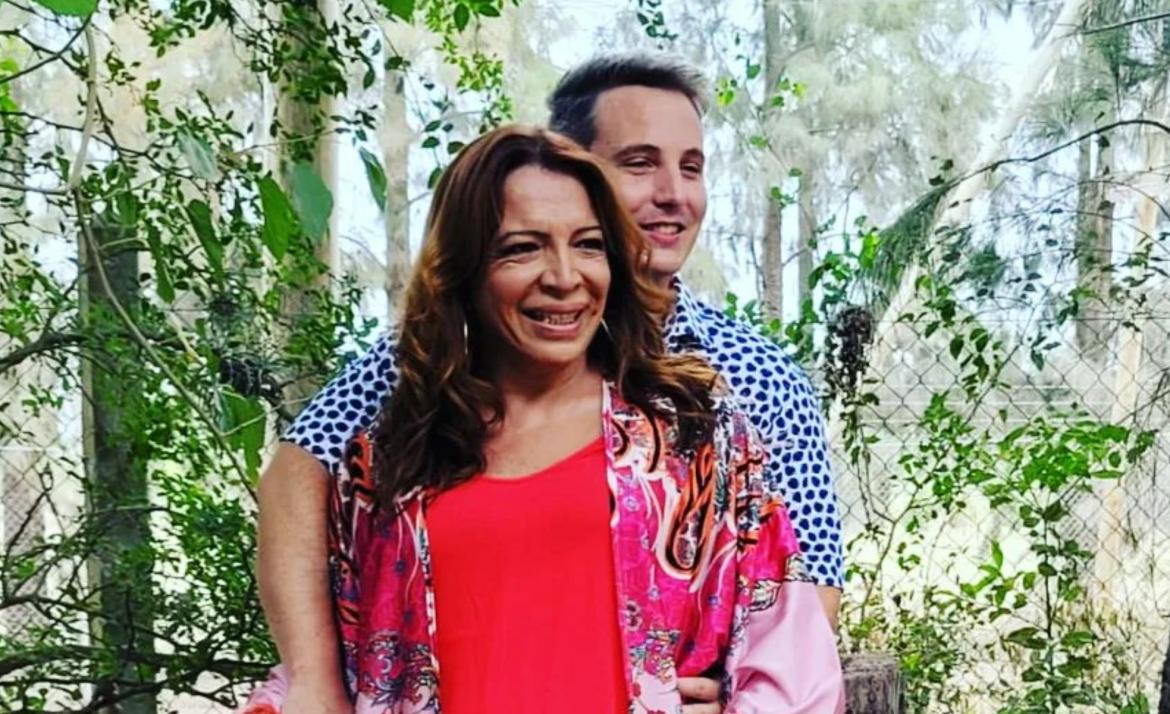 Lizy Tagliani y Sebastián Nebot. Foto: Instagram/LizyTagliani.