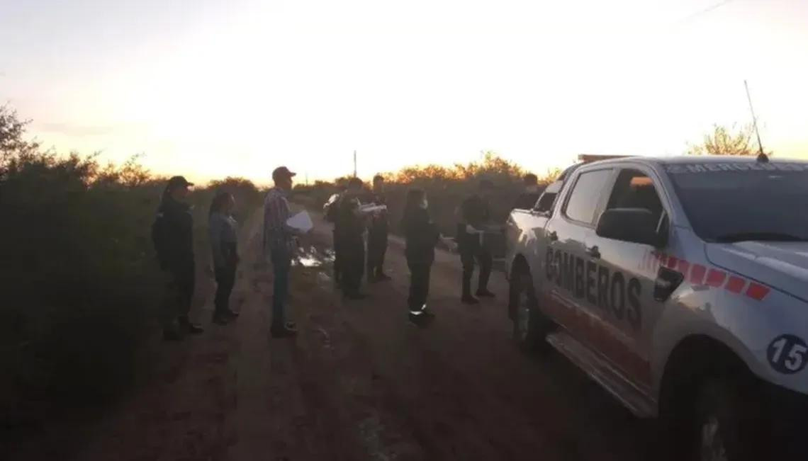 Lugar donde fueron encontrados los cuerpos en Corrientes. Foto: Popular