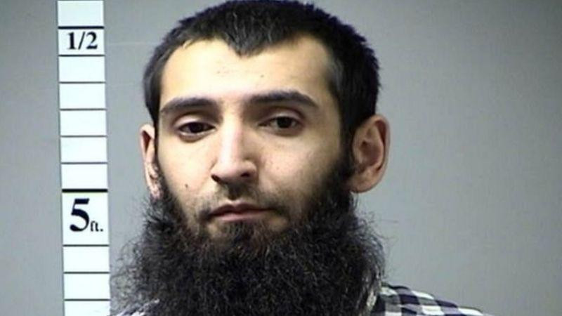 Sayfullo Saipov, terrorista condenado por la muerte de cinco argentinos en Nueva York.