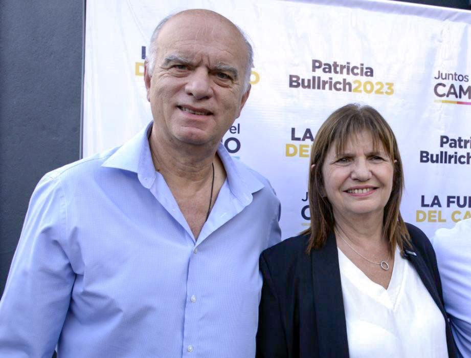 Néstor Grindetti y Patricia Bullrich. Foto: NA.