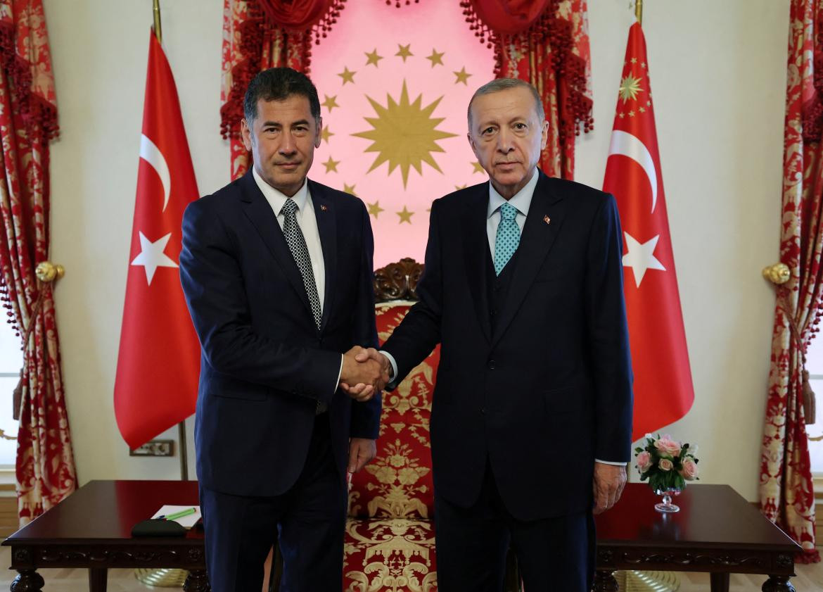 Sinan Ogan y Recep Tayyip Erdogan, Turquía. Foto: Reuters.