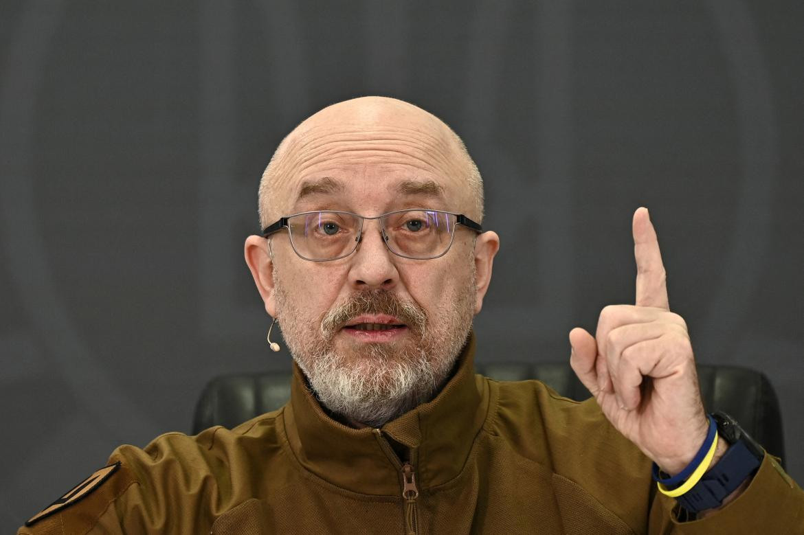 El ministro de Defensa de Ucrania, Oleksii Réznikov. Foto: Reuters.