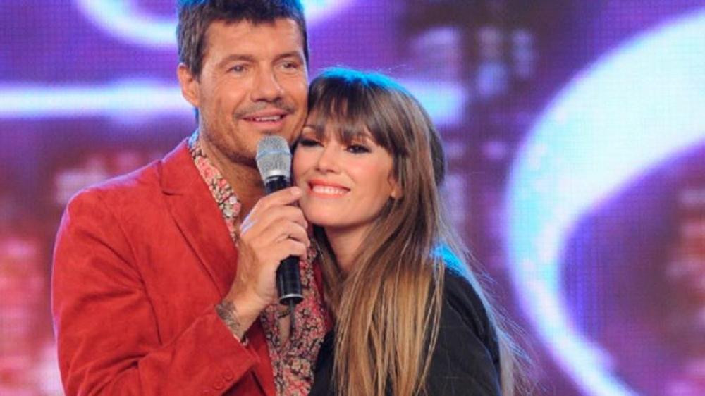 Marcelo Tinelli y Coki Ramírez. Foto: captura eltrece.