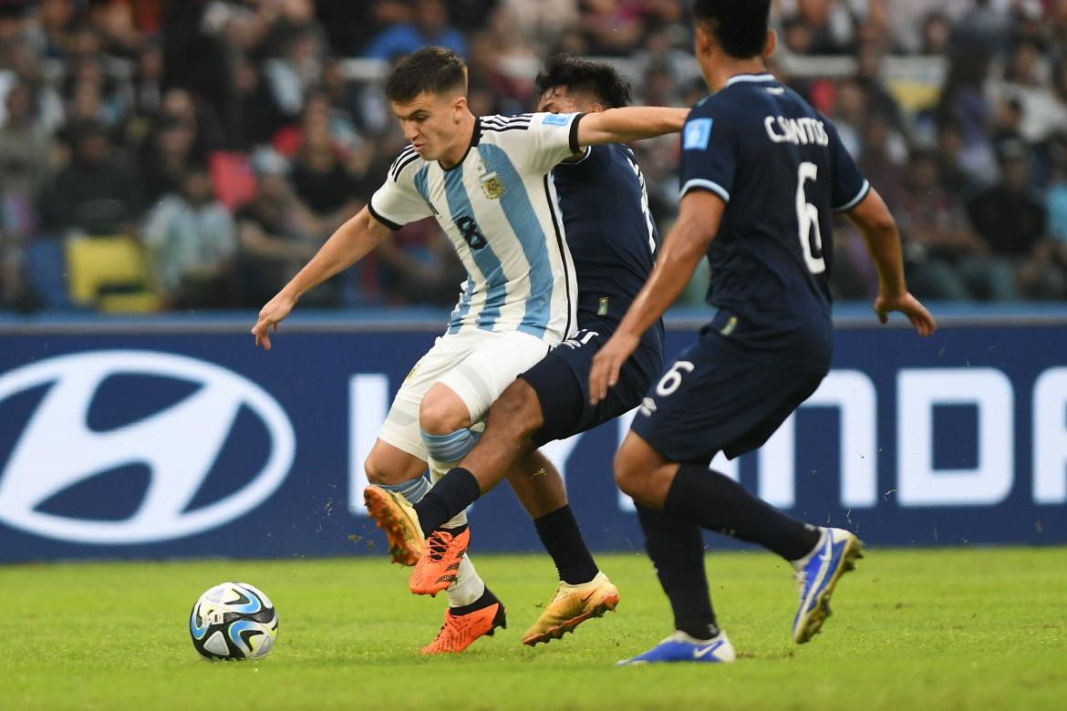 Mundial Sub 20, Argentina vs. Guatemala. Foto: Telam.