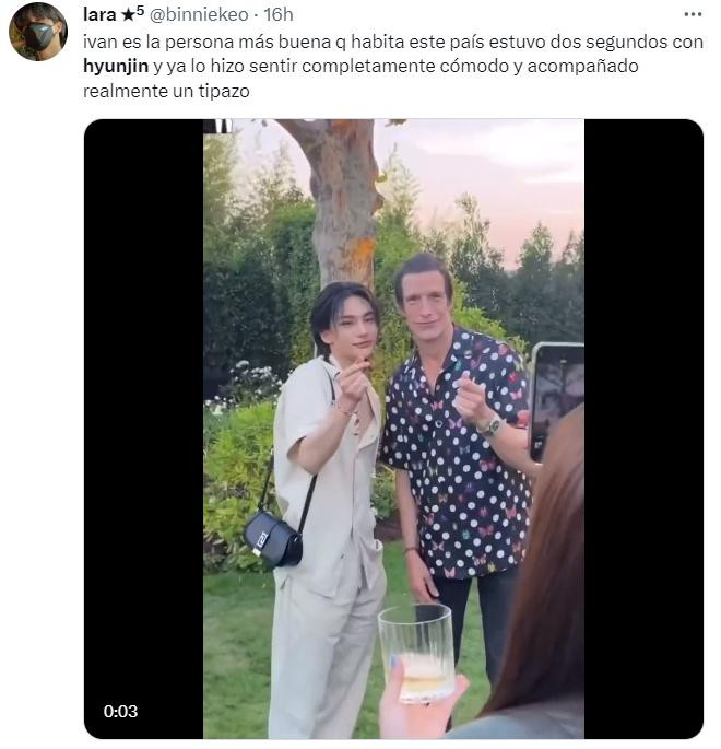 Los memes de De Pineda y Hyunjin. Foto: Twitter.