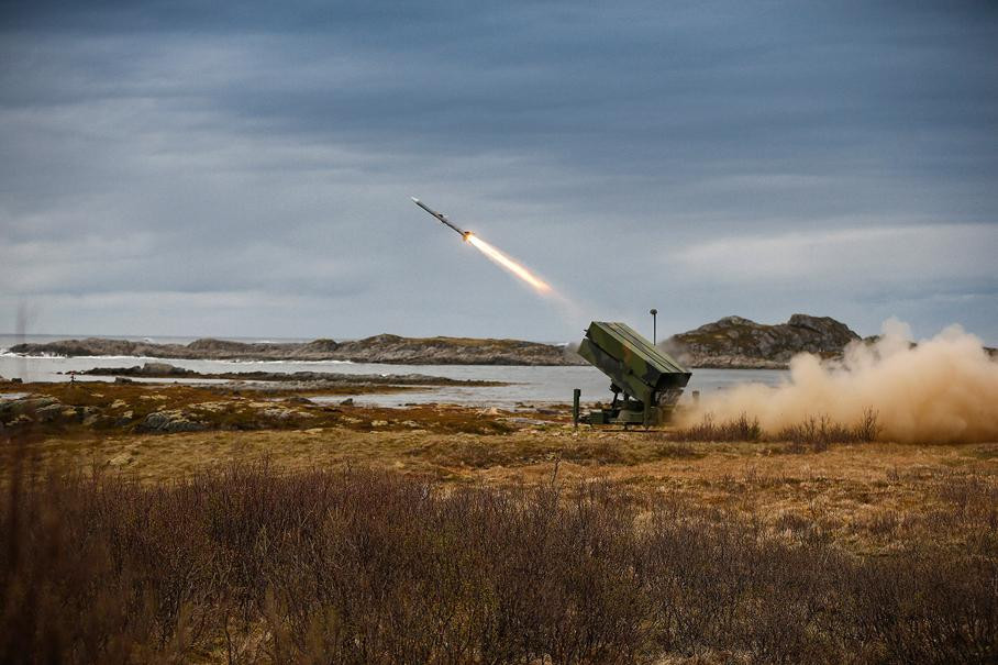 Sistema de defensa NASAMS para Ucrania.