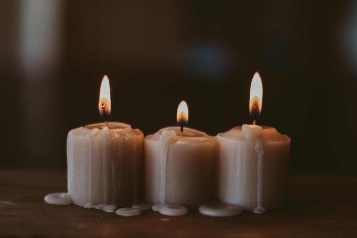 Velas. Foto: Unsplash.