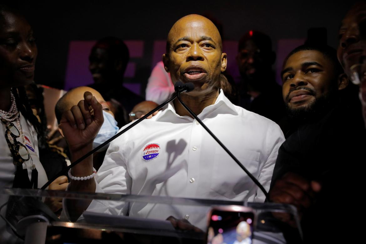 Eric Adams, alcalde de Nueva York. Foto: Reuters