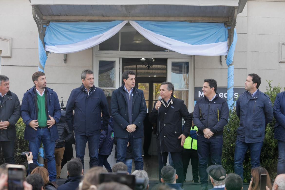 Pusieron en marcha el tren turístico que une Mercedes y Tomás Jofré. Foto: Télam