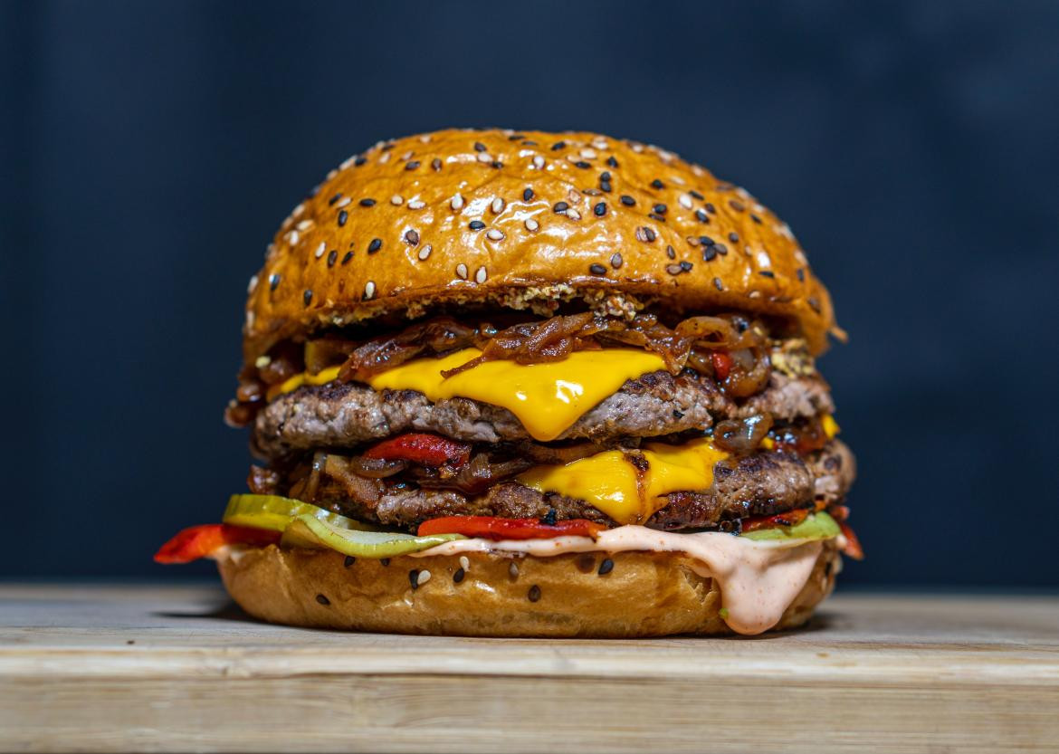 Hamburguesa. Foto: Unsplash.