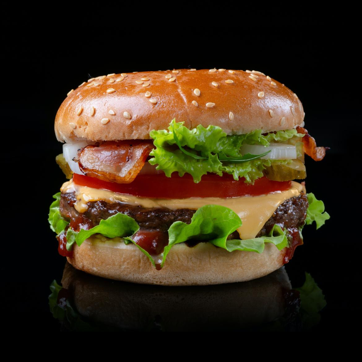 Hamburguesa. Foto: Unsplash.