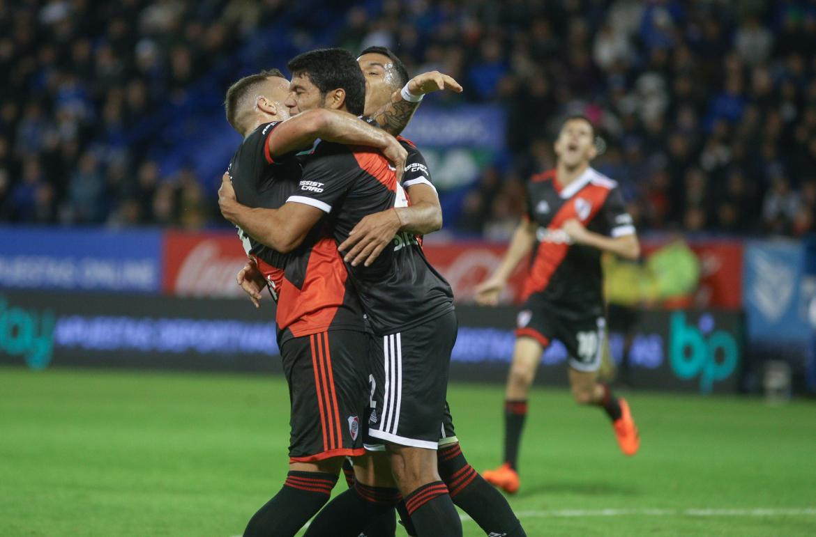 Robert Rojas; Vélez Sarsfield vs. River Plate. Foto: NA.