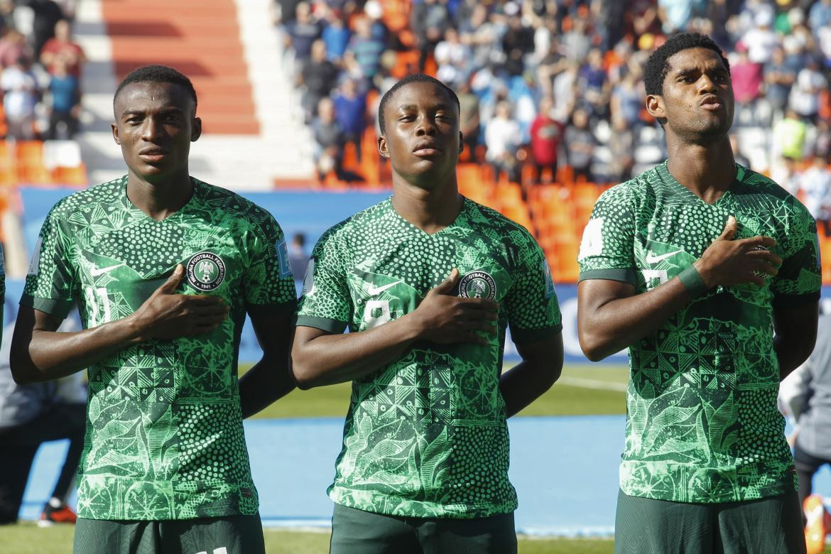 Selección de Nigeria en el Mundial Sub 20. Foto: EFE.