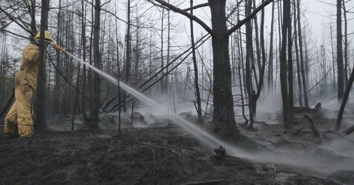 Incendios forestales en Nueva Escocia. Foto: captura video.