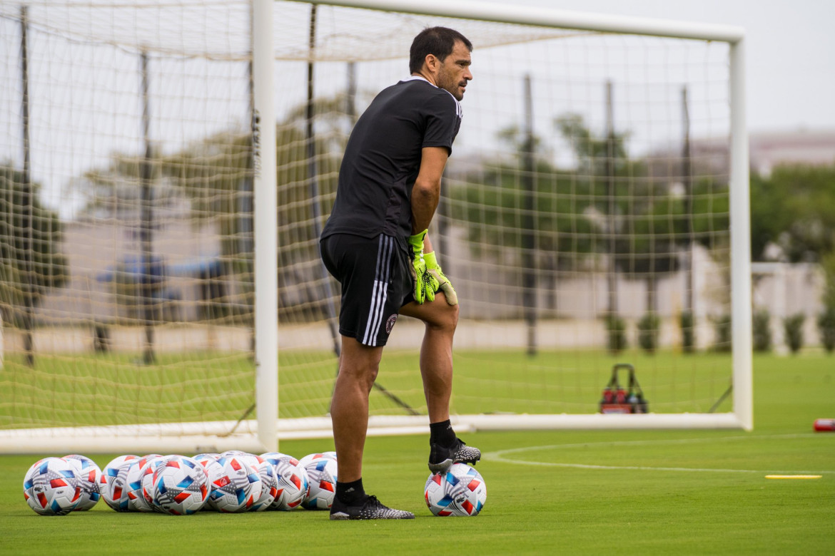 Sebastián Saja, entrenador en el Inter Miami.