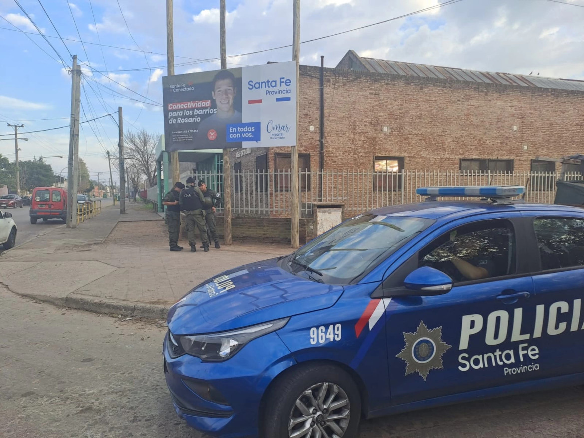 Así está la escuela en estos momentos. Foto: NA.