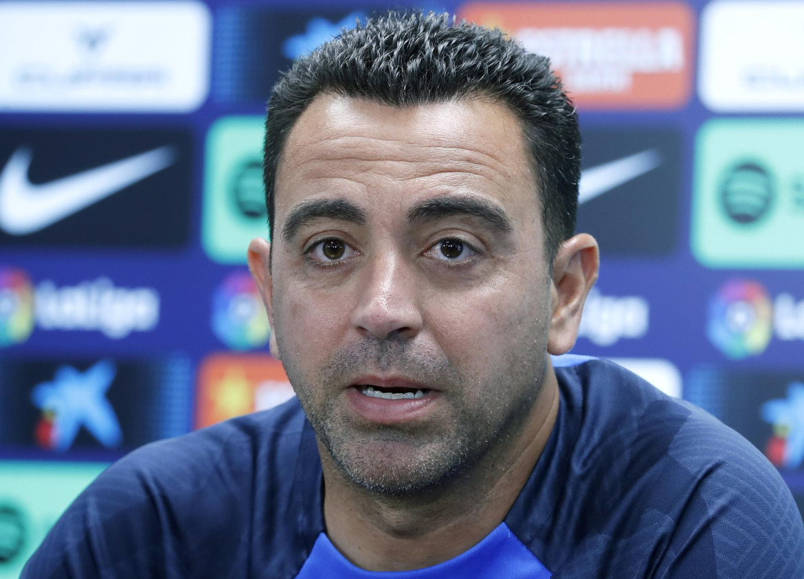 Xavi Hernández, entrenador del Barcelona. Foto: EFE.