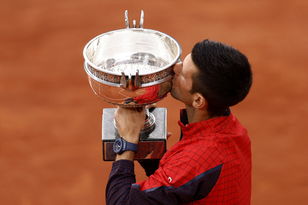 Novak Djokovic se coronó en Roland Garros. Foto: Reuters.