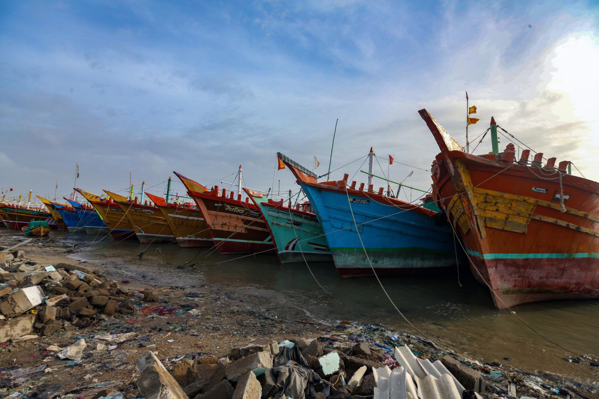 Más de 100.000 evacuados en la India y Pakistán ante la llegada del ciclón Biparjoy. Foto: EFE