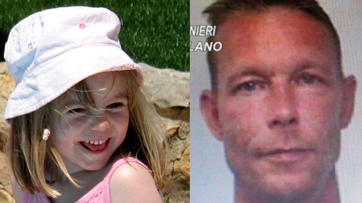 Madeleine McCann y el principal sospechoso del caso. Foto: NA