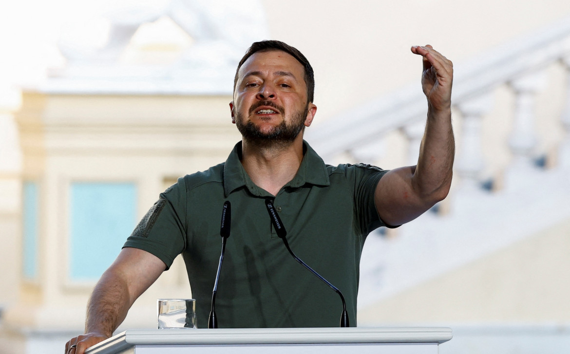 Volodimir Zelenski, presidente de Ucrania. Foto: Reuters.