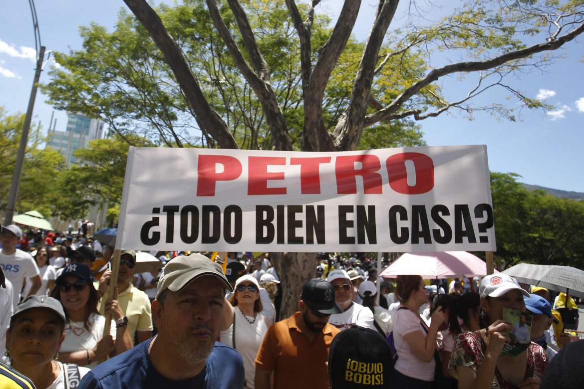 Protestas en Colombia. Foto: EFE