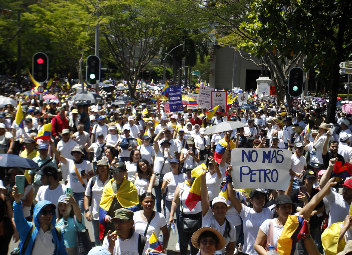 Protestas en Colombia. Foto: EFE