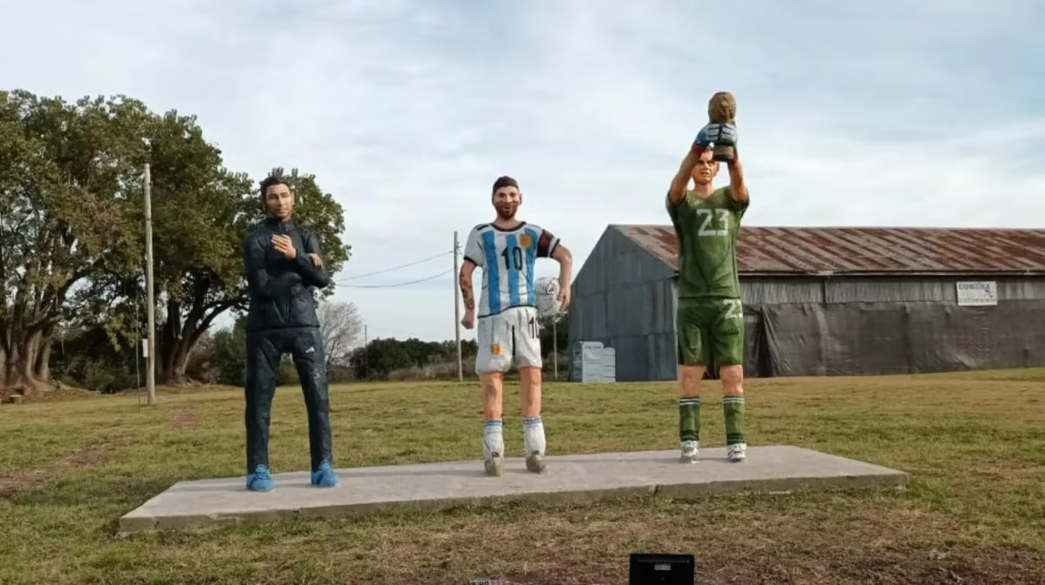 Homenaje a los campeones del mundo en Entre Ríos. Foto: NA